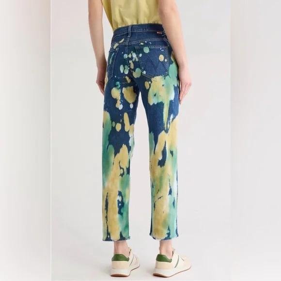 MOTHER SUPERIOR jeans Lava Lamp 24 The Trasher Flood style NEW high waisted - Picture 3 of 16